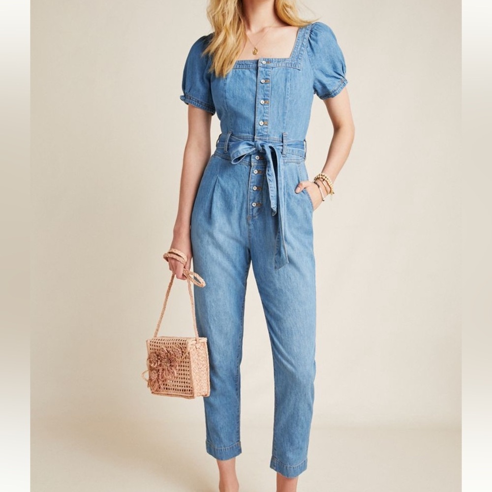 Denim anthro jumper brand new with tags size 6